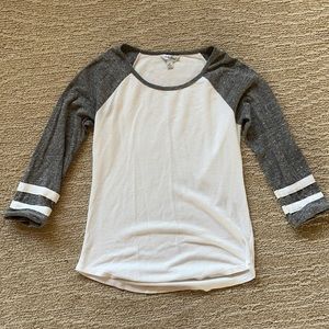 Lucky brand Baseball style waffle tee